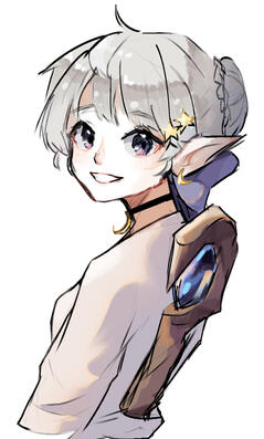 Sketc+color halfbody