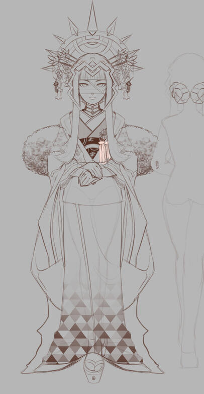Charactersheet sketch